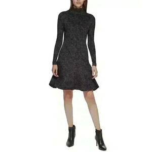 NEW! Calvin Klein Women's M Mock-Neck Sweater Dress NWT $119